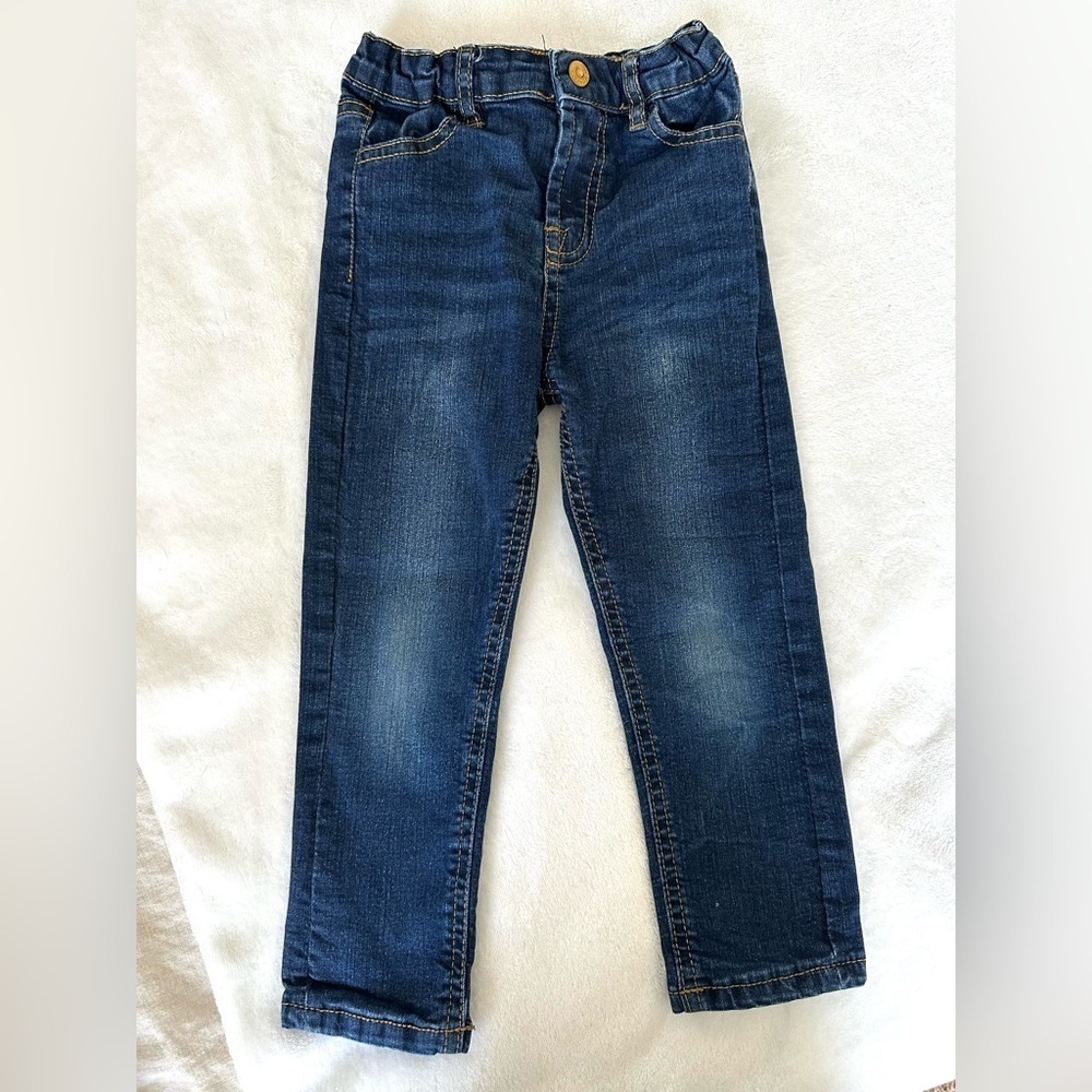 7 For All Mankind Indigo Denim Toddler Jeans - 4T